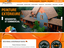 Tablet Screenshot of entrepreneurpeintre.com
